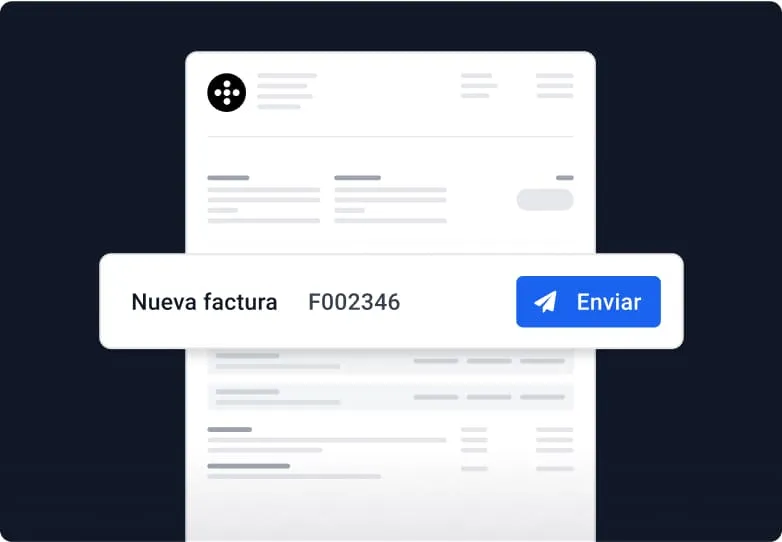Professional invoice creation interface in Holded