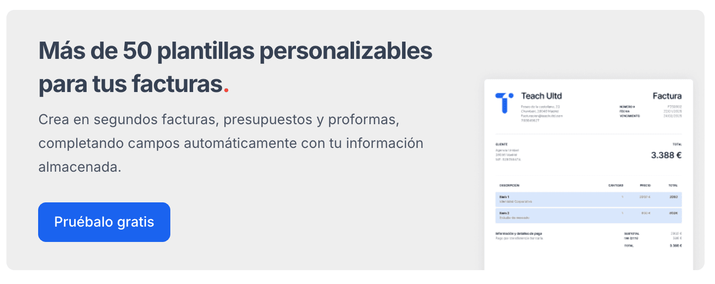 Crea tus facturas gratis con Holded