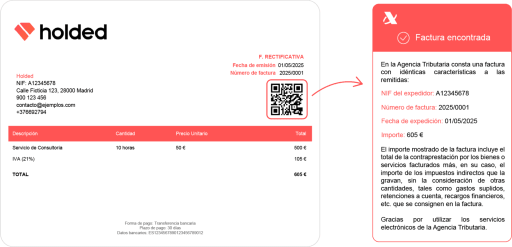 Código QR factura