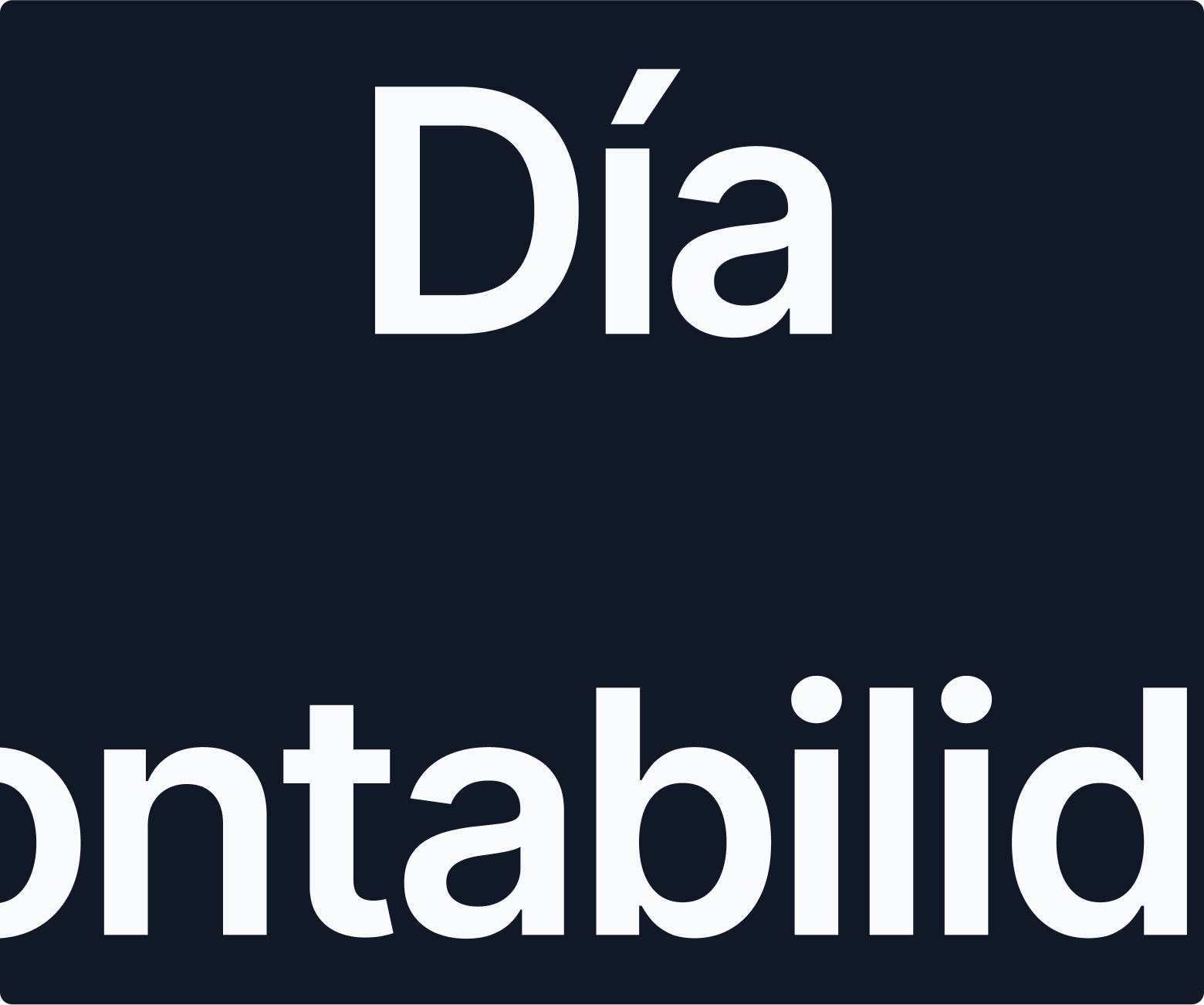 ¡Feliz Día Internacional de la Contabilidad!