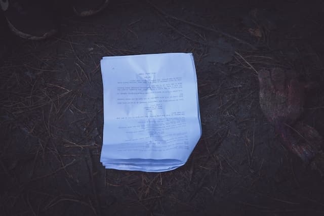 factura en papel