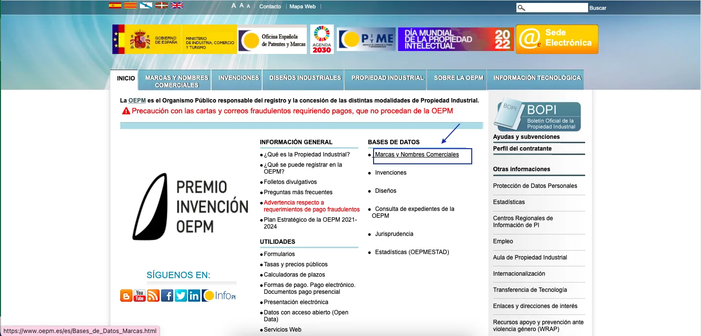 Marcas y nombres comerciales