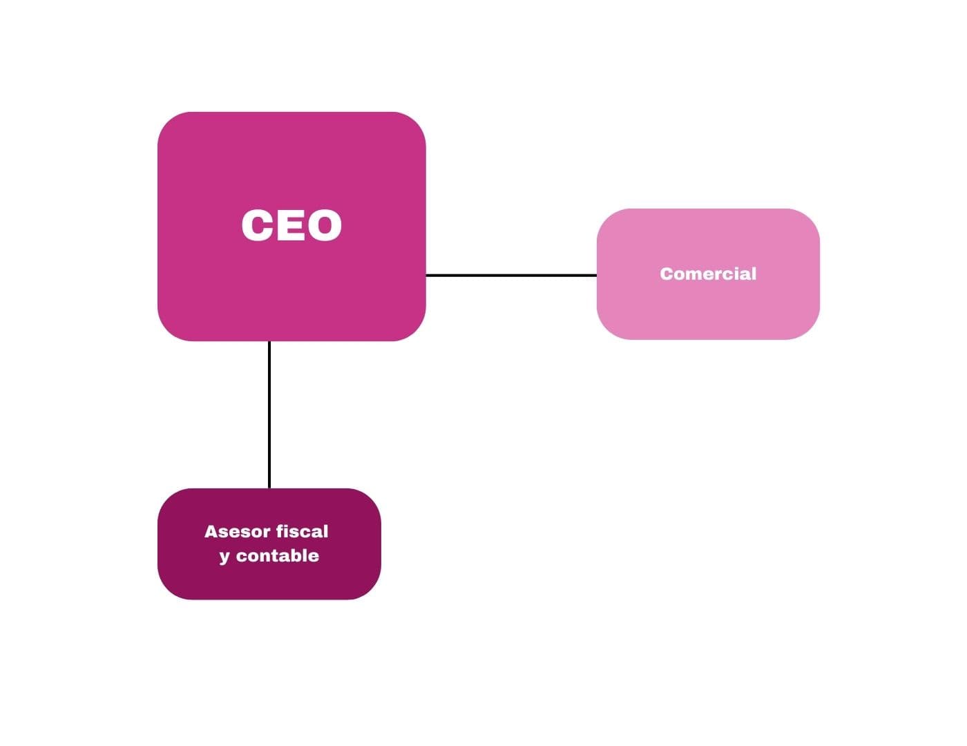 organigrama de una asesoría pequeña
