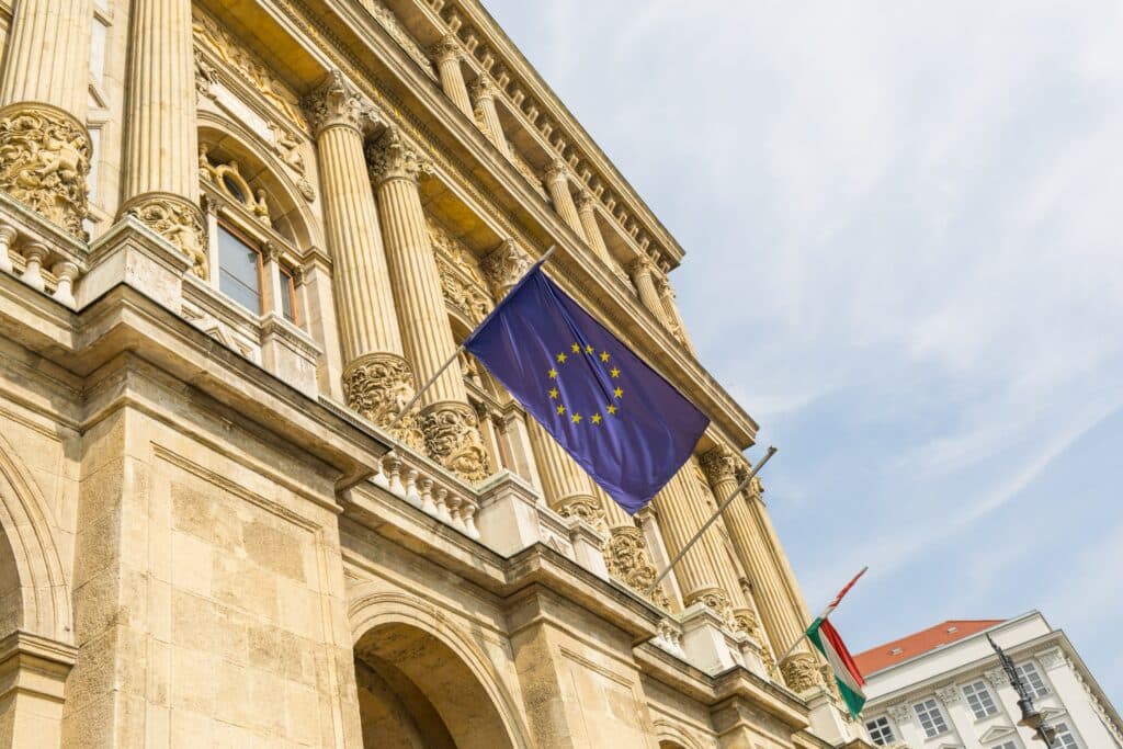 bandera de la Unión Europea