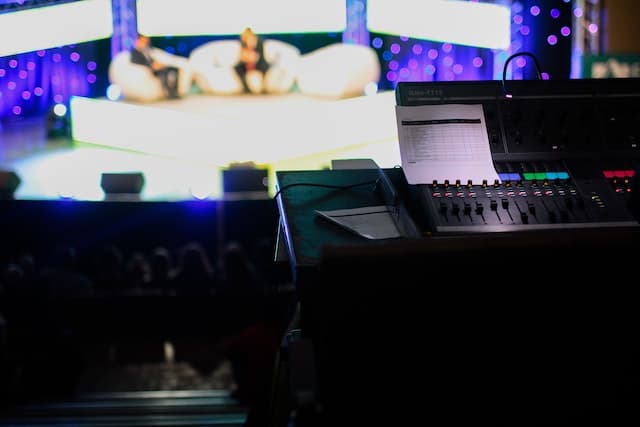 grabación de concurso de televisión