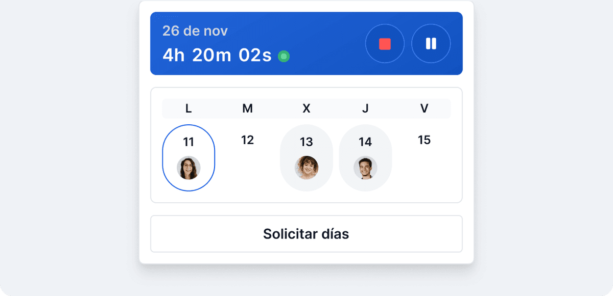 Digitalitza el control horari del teu equip