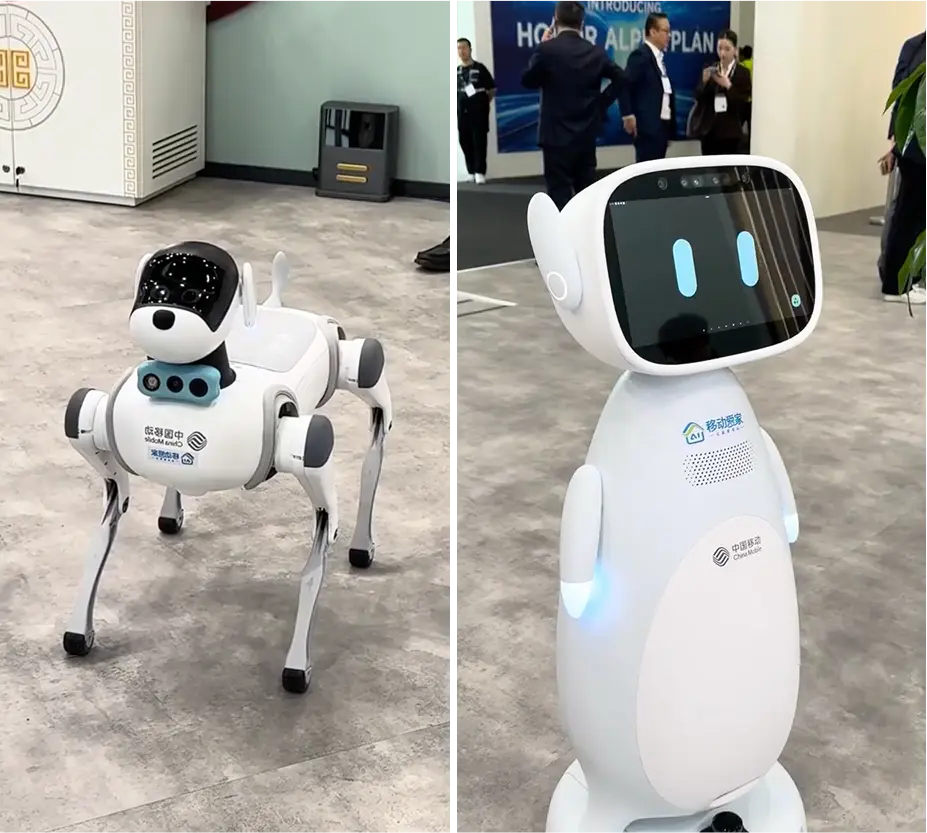 Robots en el MWC