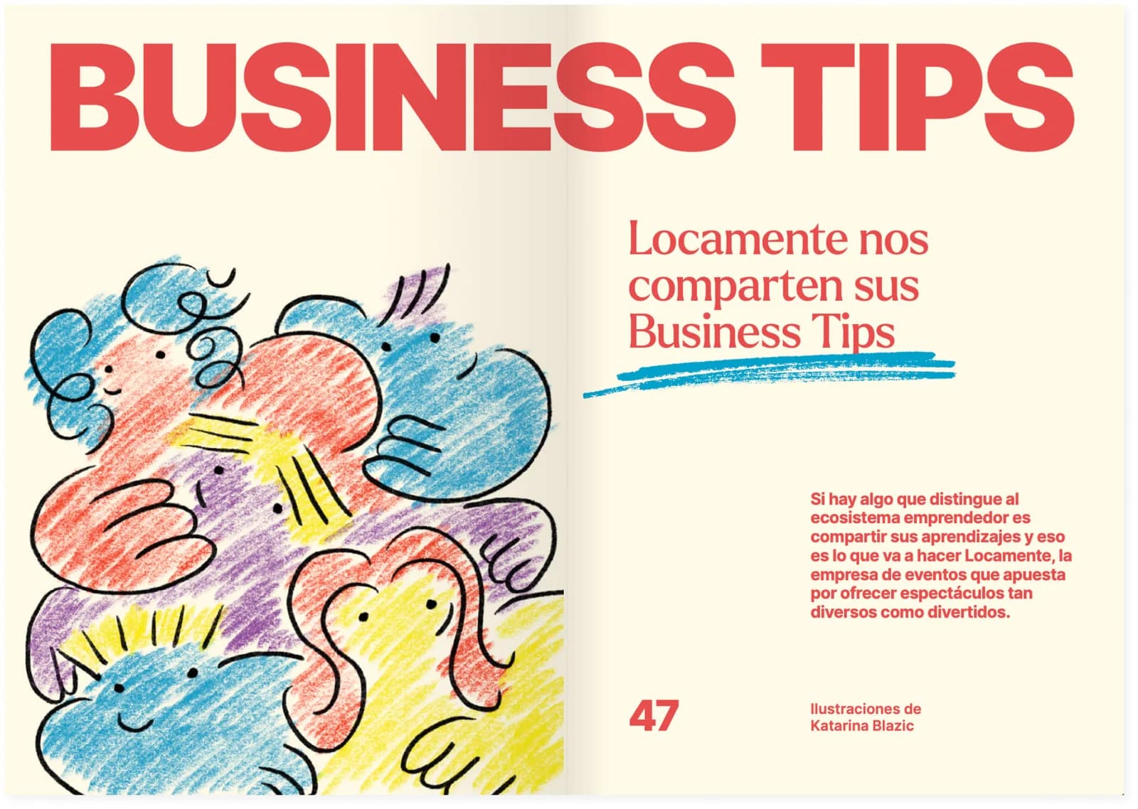 Sección Business Tips de Holded Magazine, donde emprendedores comparten sus consejos de negocio