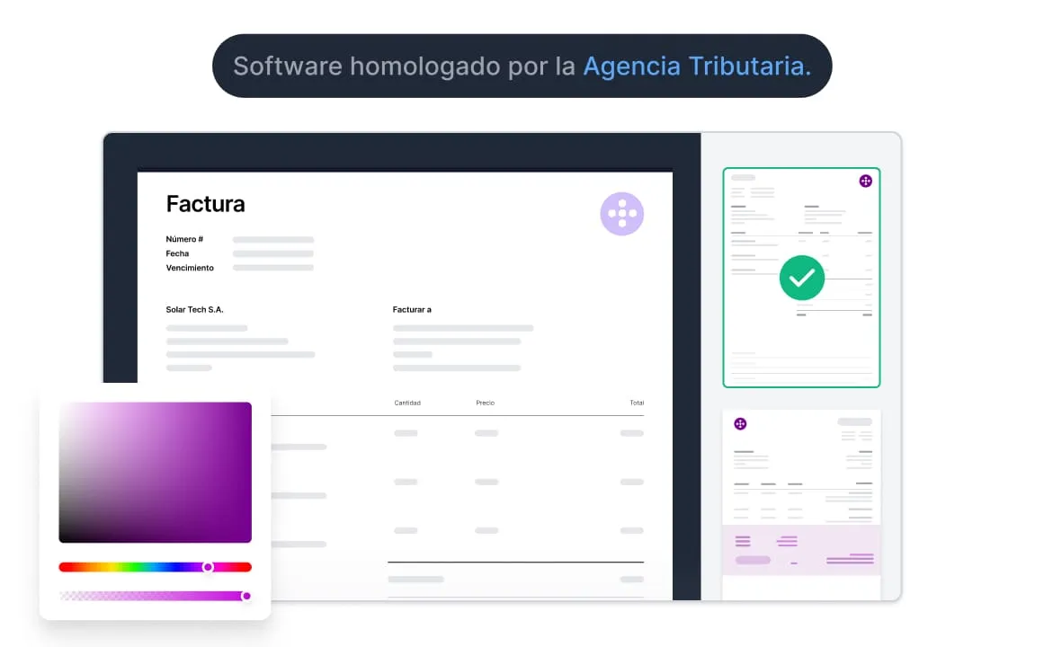 Software homologado por la Agencia Tributaria