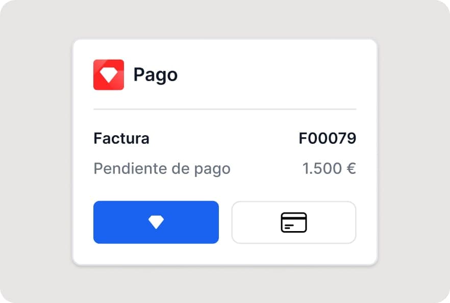 Con tarjeta o transferencia