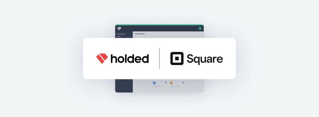 Logos de Holded y Square