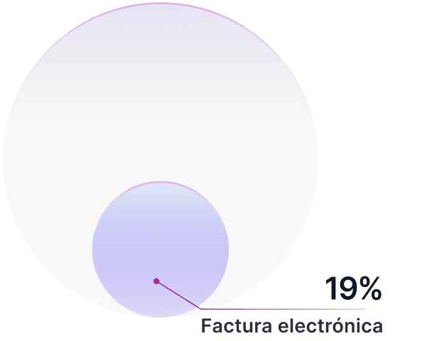 Imagen que representa al 19% de los emprendedores que han invertido en factura electrónica.