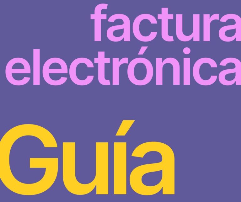 Imagen tipográfica con el texto 'Factura electrónica guía'